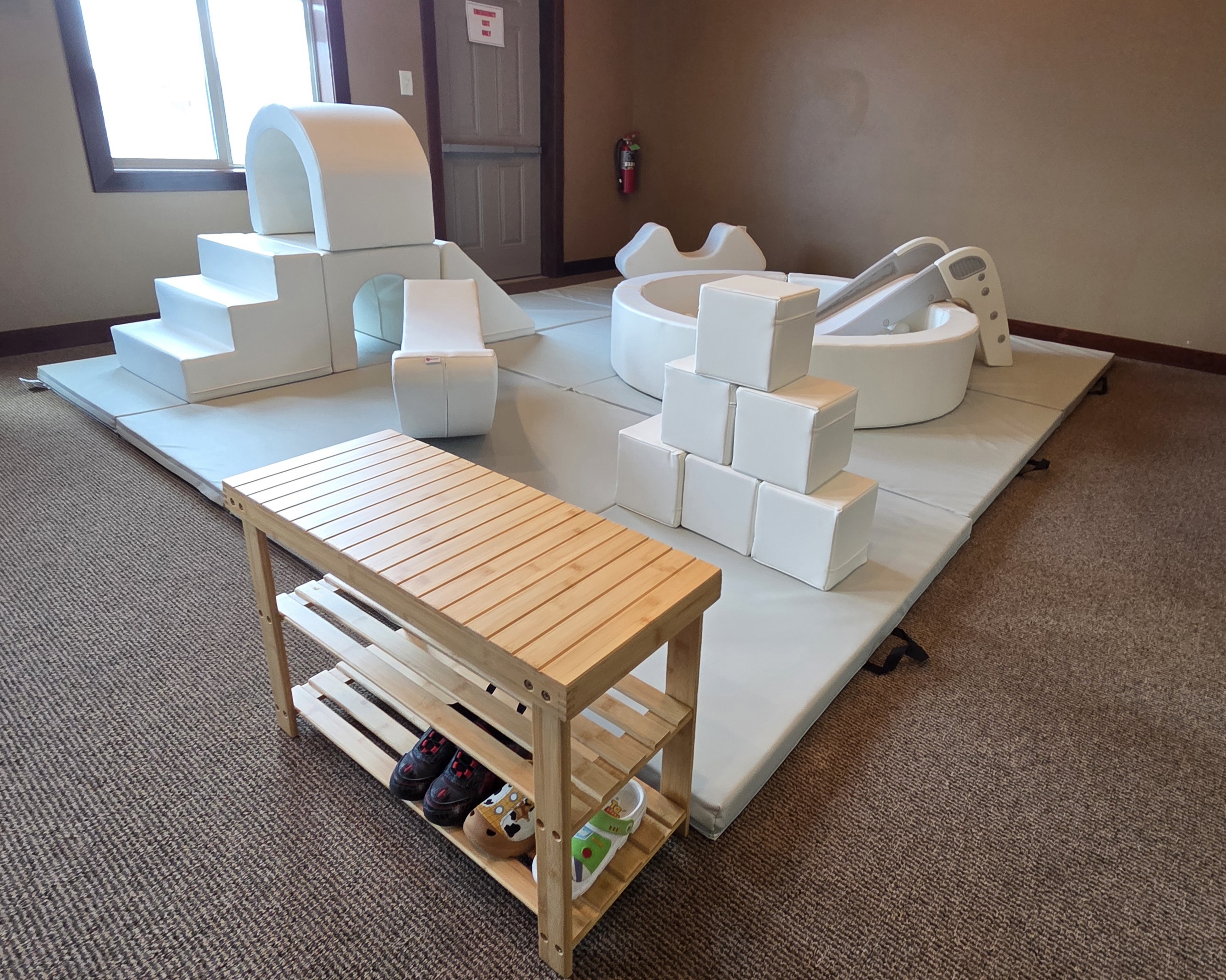 Marshmallow softplay set for kids